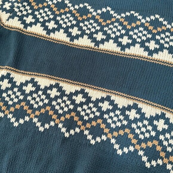 NEW Kith Kithmas Fairisle Holiday Sweater in Frond Green | size M - Picture 3 of 5